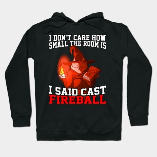 I Don't Care How Small The Room Is, I Said Cast Fireball Hoodie